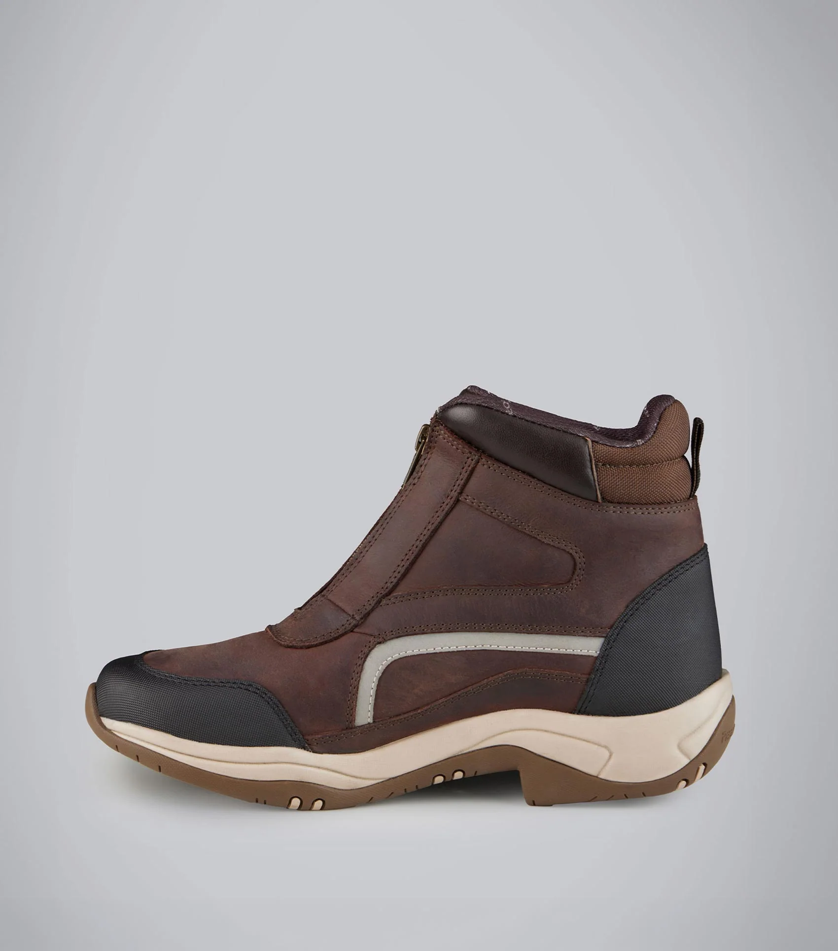 Vinci II Waterproof Zip Front Boots Brown - Image 4