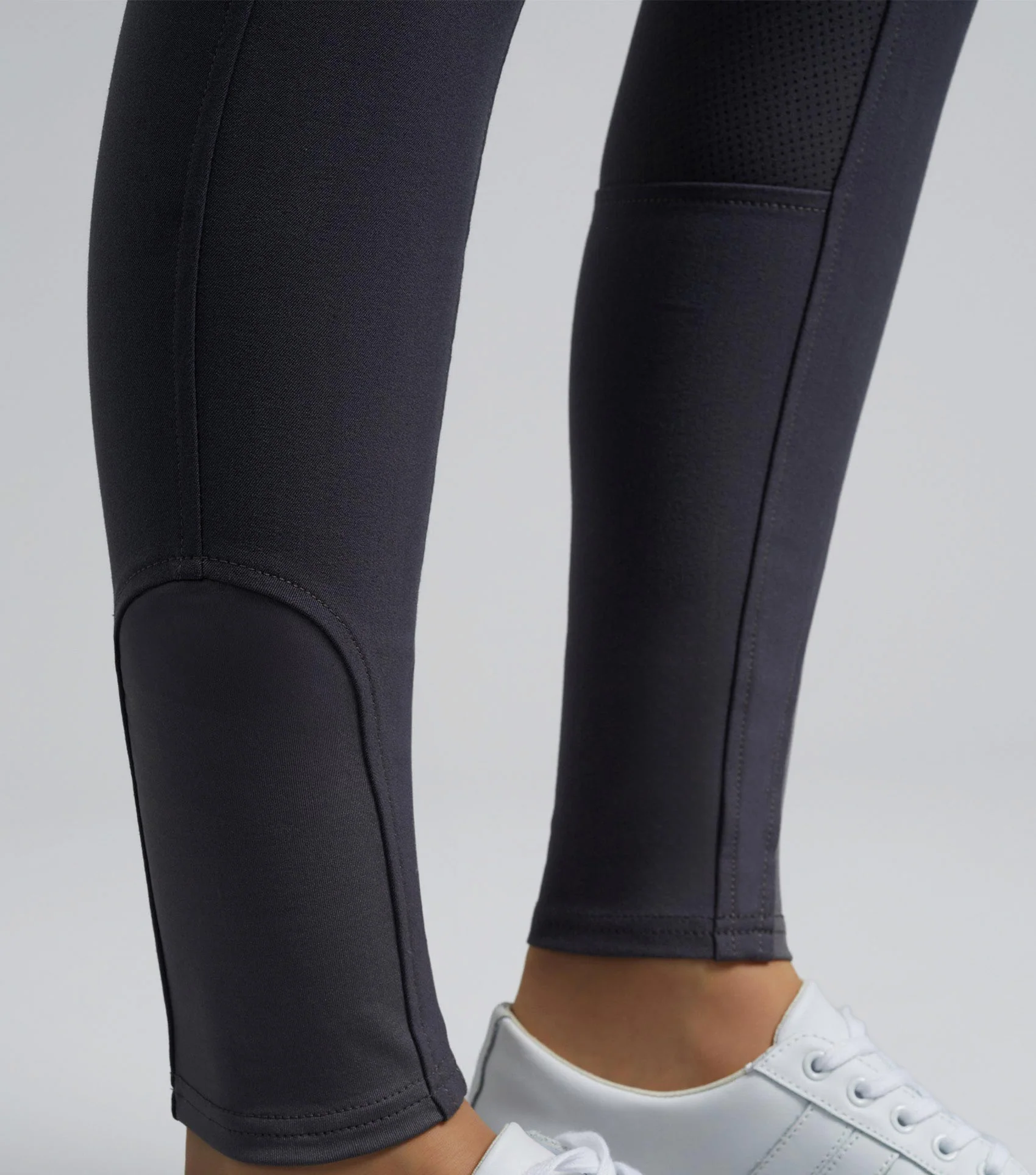 SALE - Virtue Ladies Full Seat Gel Riding Breeches Anthracite - Image 5