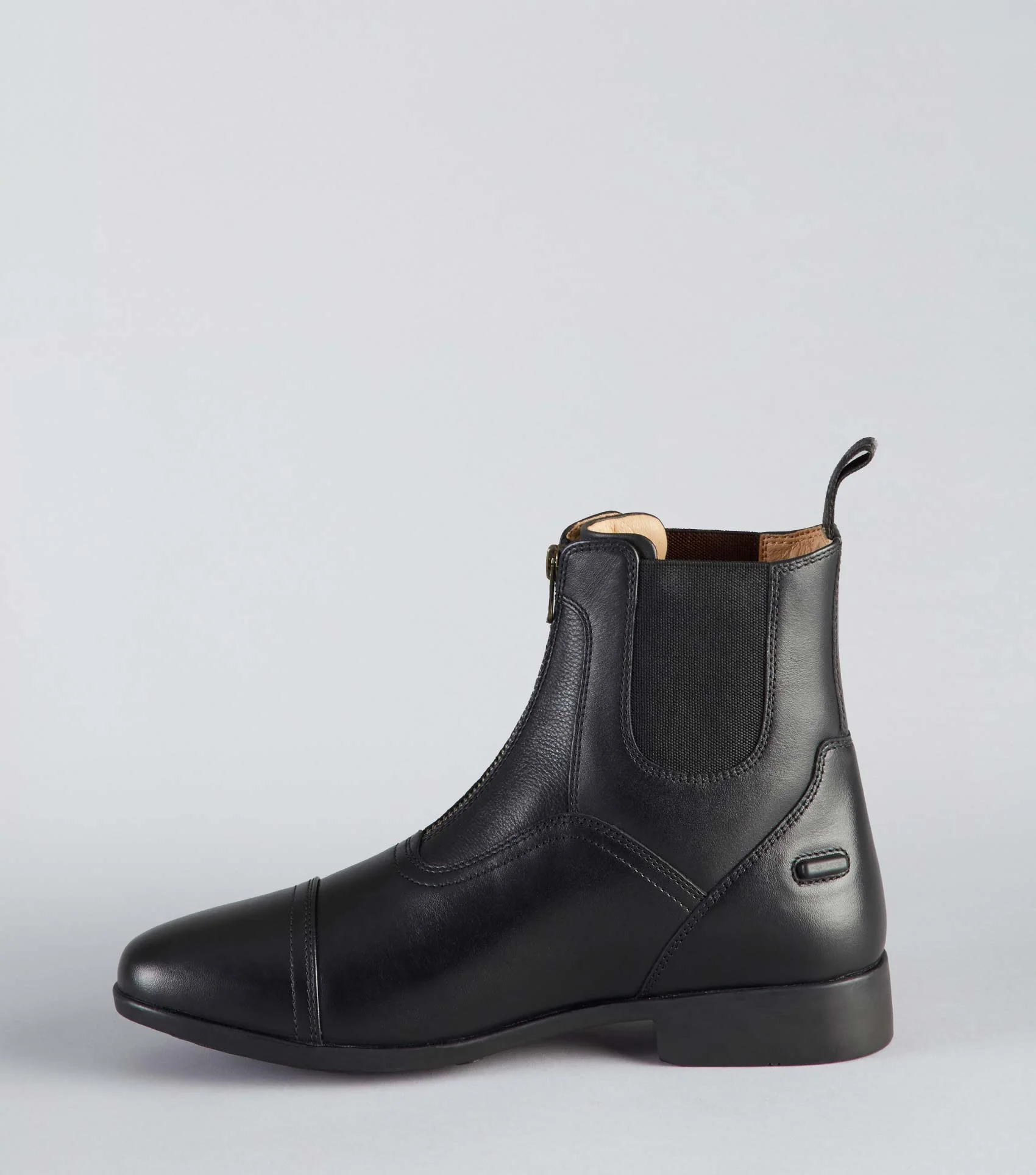 Virtus Leather Paddock Boots Black - Image 3