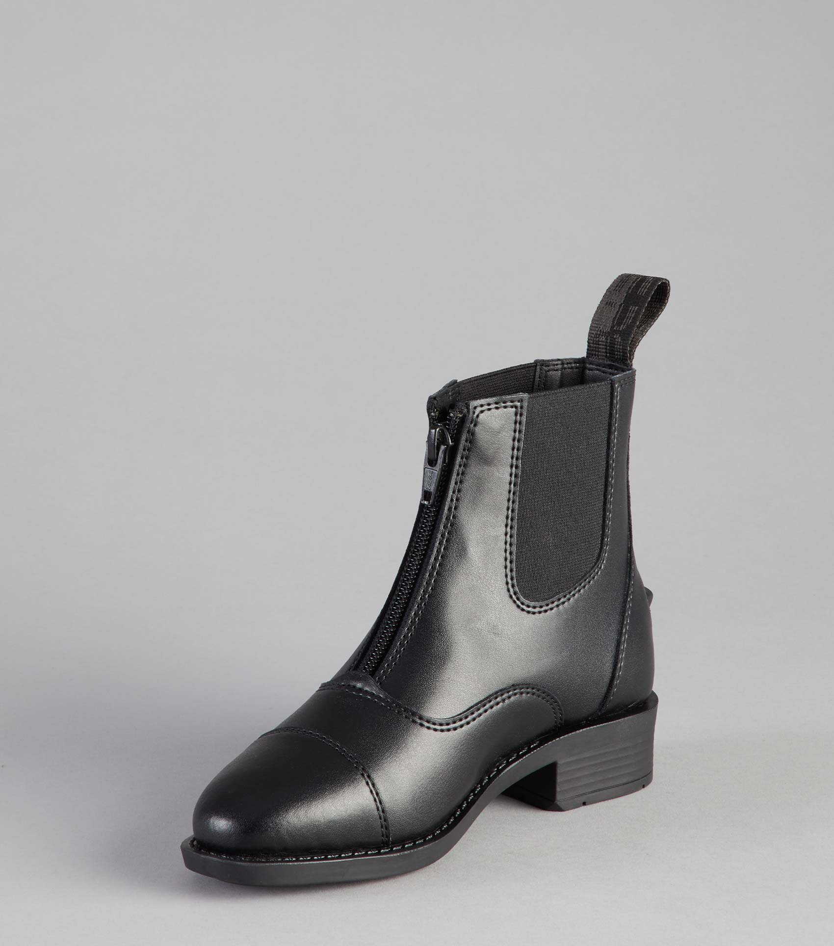 SALE - Volens Junior Synthetic Paddock Boots Black - Image 4