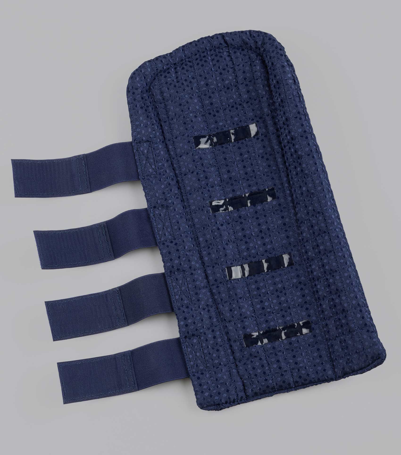 Waffle Quilted Double Locking Tail Guard Navy - Image 3