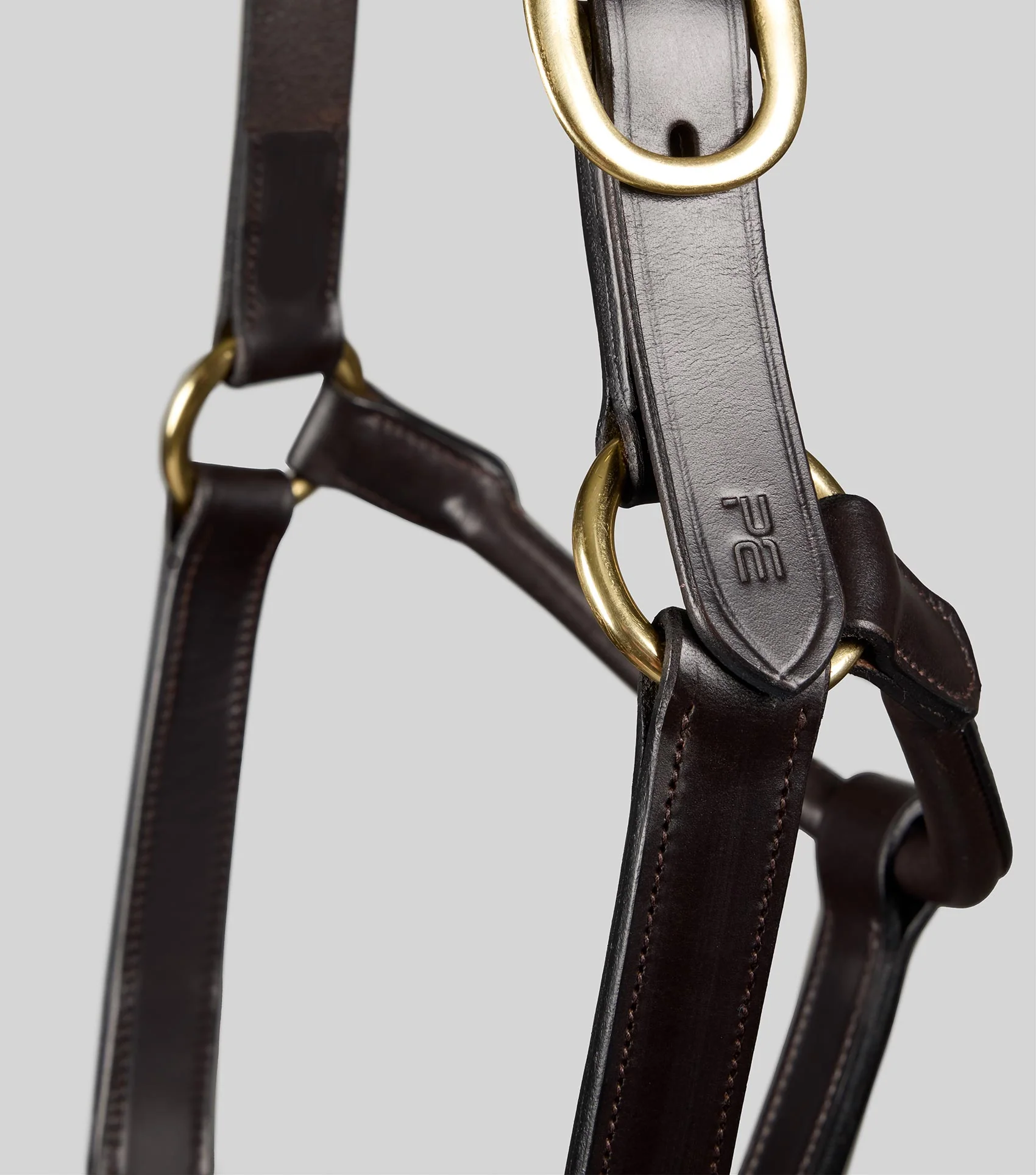 Yearling Headcollar 1" Dark Havana - Image 3